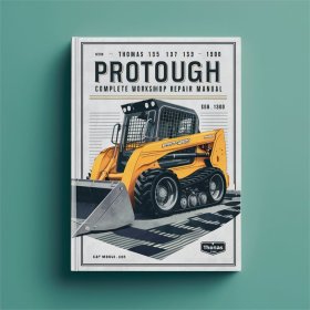 Thomas 135 137 153 1300 ProTough Skid Steer Loader Complete Workshop Service Repair Manual