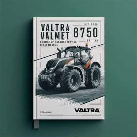 Valtra Valmet 8750 Tractor Workshop Service Repair Manual