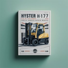 Hyster H177 (2.00-3.20XM Europa) Gabelstapler: Wartung & Reparaturhandbuch