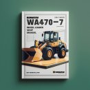 Komatsu WA470-7 Wheel Loader Service Shop Manual(SN:10001 and up)