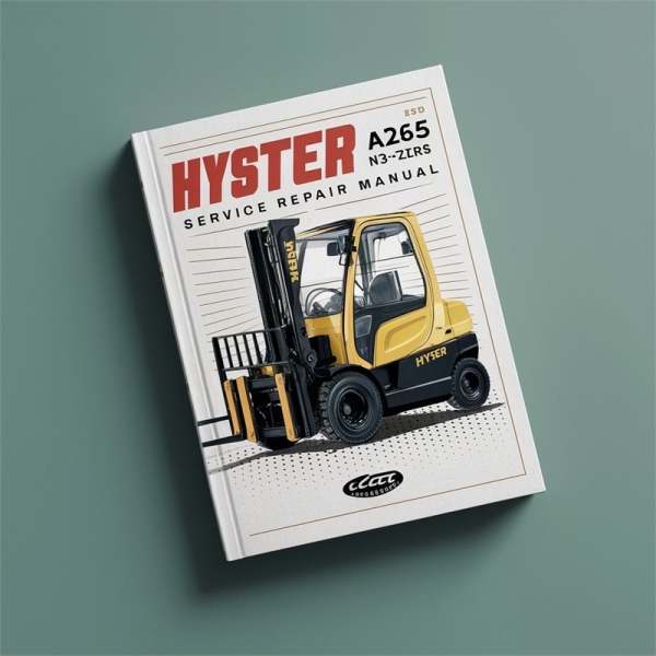 Wartungshandbuch Gabelstapler Hyster A265 N30ZDRS