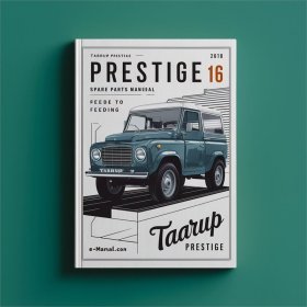 Taarup Prestige 16 Ersatzteilhandbuch für Fütterung