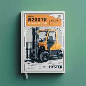 Hyster W20XTR / W30XTR (A455) Hubwagen Hochhubmast Teilehandbuch