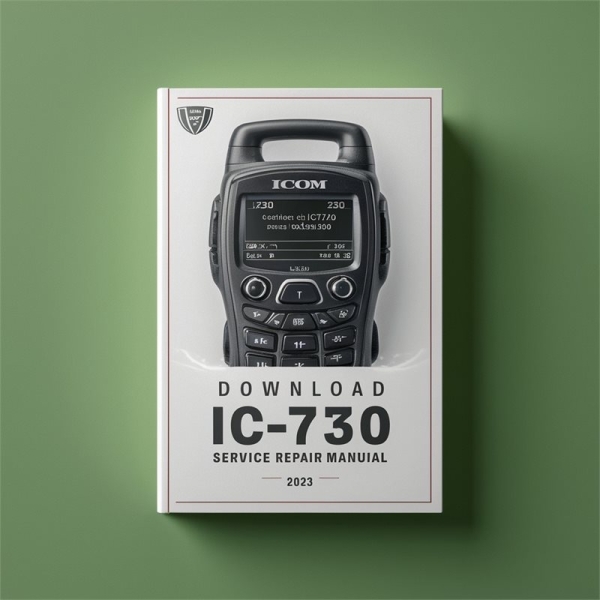 ICOM IC-730 Service Repair Manual