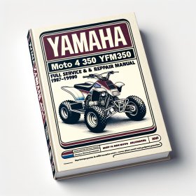 Yamaha MOTO 4 350 YFM350 ATV Full Service & Repair Manual 1987-1990