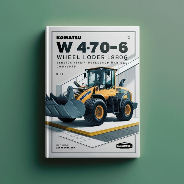 Komatsu WA470-6 WA480-6 Wheel Loader Service Repair Workshop Manual (SN: A46001 and up A48001 and up)