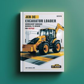 JCB 3C Excavator Loader Workshop Service Manual for Repair