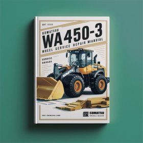 Komatsu Wa450-3 Wheel Loader Shop Service Repair Manual