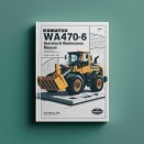 Komatsu WA470-6 Wheel Loader Operation & Maintenance Manual (Serial Number: 85001 and up)