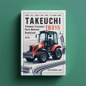 Takeuchi TB015 Kompaktbagger Teilehandbuch (SN: 1153001-1158122) PDF