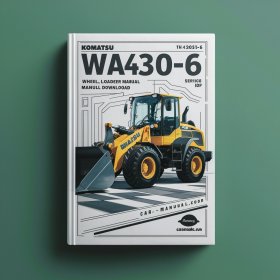Komatsu WA430-6 Wheel Loader Service Repair Manual -H50051 and up